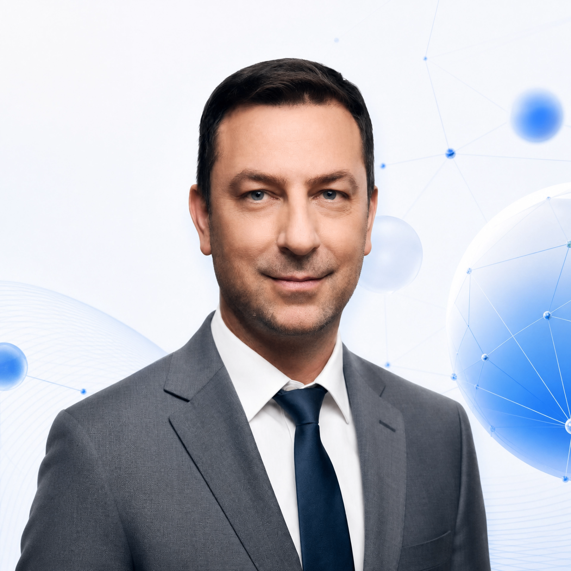 dr Grzegorz Popko — prowadzący kurs AI No-Code